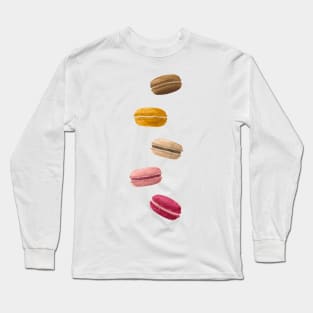 Macarons Watercolour Painting Long Sleeve T-Shirt